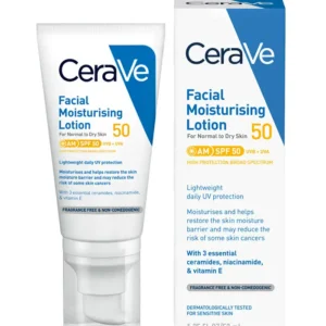 CeraVe AM Facial Moisturiser With SPF 50